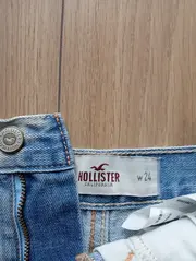 Vorschaubild 4 von Damen Jeans Shorts Gr. 24 Blau Casual Destroyed