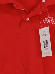 Vorschaubild 3 von Poloshirt Jungen Gr. 116 Rot Grafik Kurzarm Baumwolle Casual