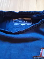 Vorschaubild 2 von Jungen T-Shirt Gr. 110 Blau Piratenschiff Applikation Baumwolle