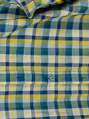 Vorschaubild 4 von Herrenhemd Langarm kariert Gr. M Freizeithemd Easy Care