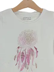 Vorschaubild 2 von Mädchen T-Shirt weiß Traumfänger-Print Gr. 104-110 Casual
