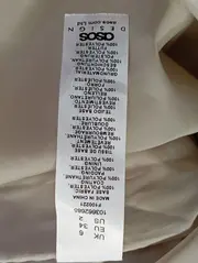 Vorschaubild 4 von Damen Steppjacke Gr. 34 Beige Kariert Casual Pufferjacke