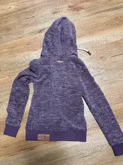 Vorschaubild 2 von Damen Kapuzenpullover Hoodie Gr. S Lila Meliert Fleece