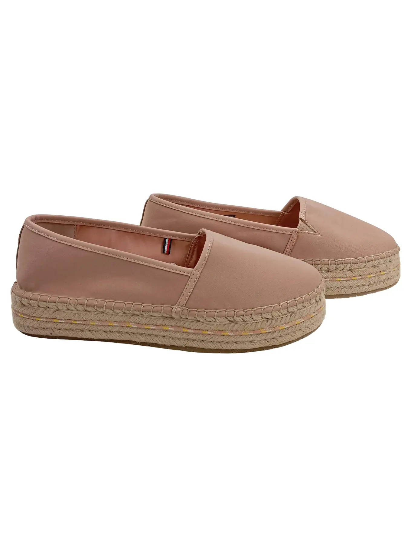 Tommy Hilfiger Damen Espadrilles Slipper Schuhe Plateau Textil Rosa Gr 40