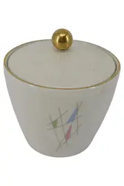 Vorschaubild 2 von Zuckerdose Weiß Keramik Klassisch Elegant Abstrakt