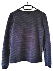 Vorschaubild 2 von EDC Damen Pullover XS Blau Strukturmuster Langarm Rundhals