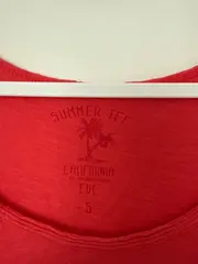 Vorschaubild 4 von EDC Damen Tanktop Rot S Yes & No Sommer Top Shirt