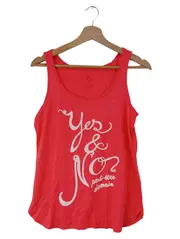 Vorschaubild 1 von EDC Damen Tanktop Rot S Yes & No Sommer Top Shirt