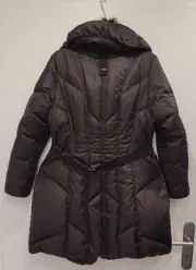 Vorschaubild 4 von Taifun Steppjacke Damen Grau Gr. 42 Elegant Langarm Reißverschluss Fellbesatz