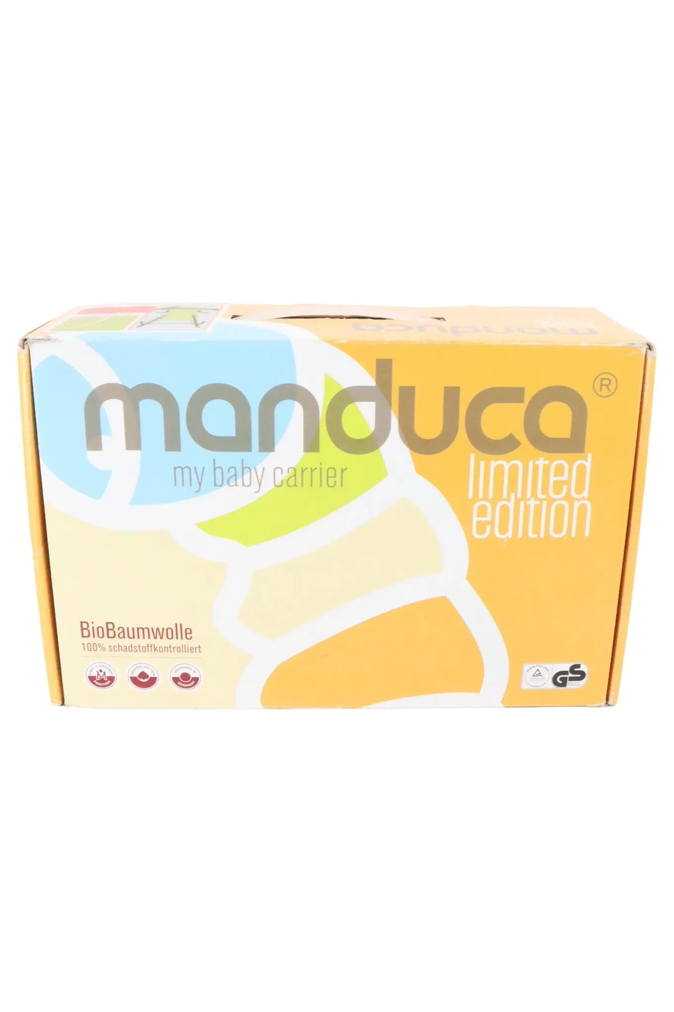 MANDUCA Babytrage my baby carrier Limited Edition Grün Bio Baumwolle Outdoor