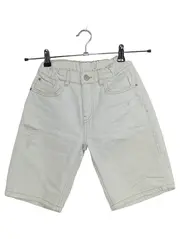 Vorschaubild 1 von Kinder Jeans Shorts Beige Gr. 140 Casual Distressed