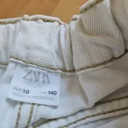 Vorschaubild 6 von Kinder Jeans Shorts Beige Gr. 140 Casual Distressed