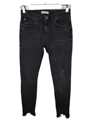 Vorschaubild 1 von Woman Damen Jeans Slim Fit Schwarz Größe 36 Premium Denim