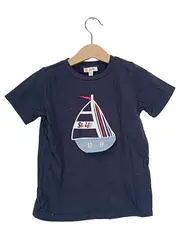 Vorschaubild 1 von Kinder T-Shirt Segelboot Motiv Gr. 104 Blau Maritim