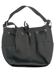 Vorschaubild 1 von Damen Beuteltasche Eimer Tasche Schwarz Casual Polyurethan