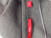 Vorschaubild 3 von Blusenkleid Damen Gr. 36/S Grau Klassisch Elegant