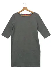 Vorschaubild 1 von Blusenkleid Damen Gr. 36/S Grau Klassisch Elegant