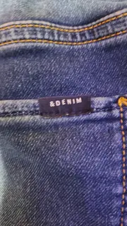 Vorschaubild 2 von &Denim Jeans Regular Fit Kinder Gr. 158 Blau Baumwolle