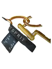 Vorschaubild 4 von Hemdblusenkleid Damen Blau Geometrisch Viskose Elegant Gr. 34