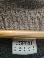 Vorschaubild 3 von Damen Strickkleid Rollkragen Grau Gr. M Zopfmuster Baumwolle