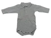 Vorschaubild 1 von Baby Body Polo Shirt Gr. 60/62 Grau Langarm