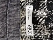Vorschaubild 3 von Damen Sweatjacke Gr. 36/S Grau Kariert Denim Streetwear Vintage