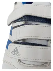 Vorschaubild 3 von Sneaker low Kinder Gr. 33 Weiß Blau Klettverschluss Sportschuhe