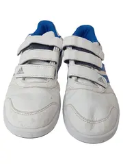 Vorschaubild 2 von Sneaker low Kinder Gr. 33 Weiß Blau Klettverschluss Sportschuhe