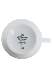 Vorschaubild 2 von Petra Speiseservice 8 Teile Porzellan Weiß Goldrand Elegant