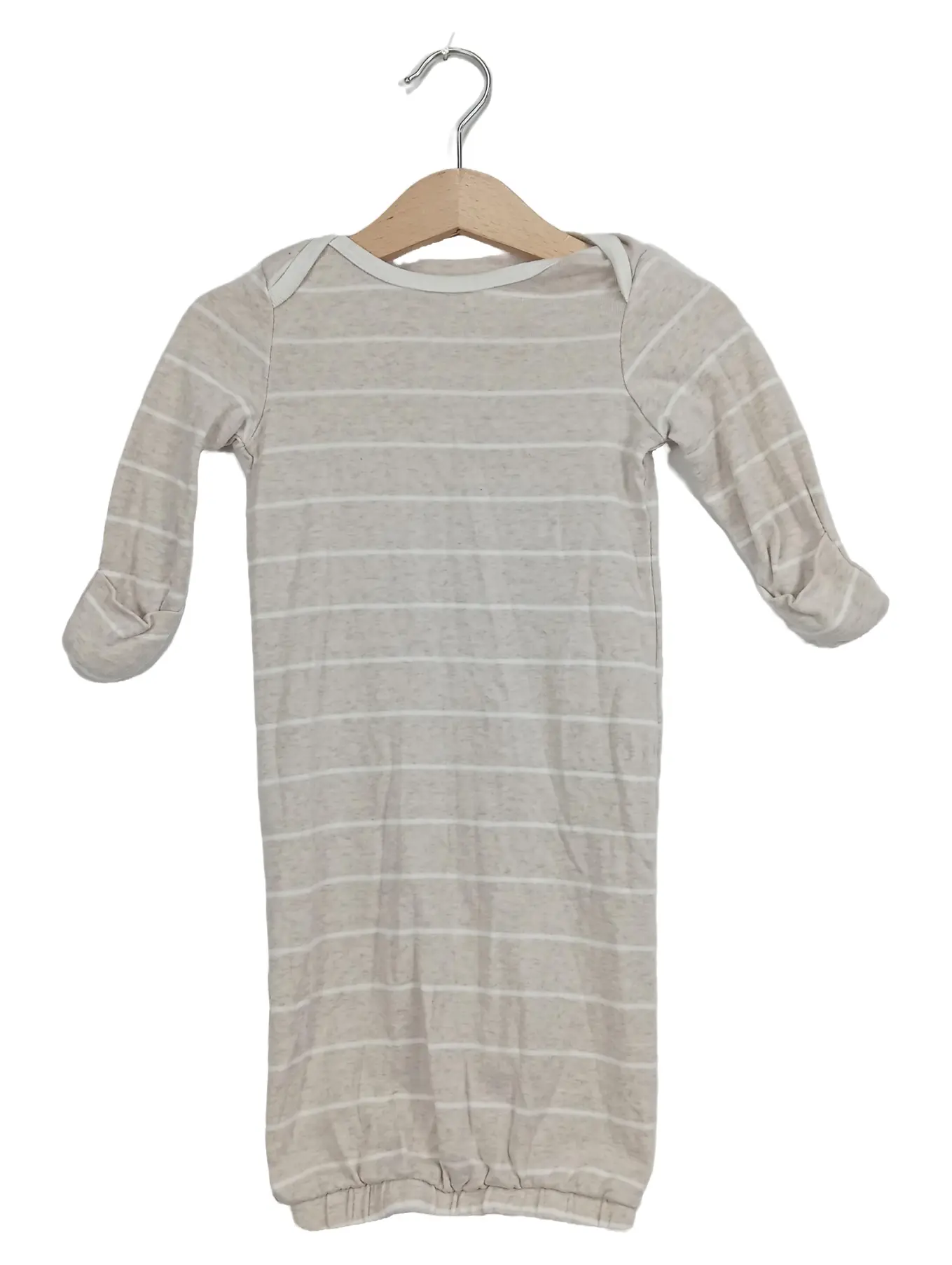 CLOUD ISLAND Baby Schlafanzug Strampler Gr. 68 (6 Monate) Beige Gestreift Komfortabel