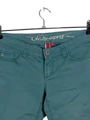 Vorschaubild 3 von EDC Damen Stoffhose Gr. 34 Petrol Casual Hose