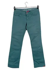 Vorschaubild 1 von EDC Damen Stoffhose Gr. 34 Petrol Casual Hose