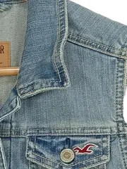 Vorschaubild 2 von Damen Jeans Weste Gr. 36/S Blau Casual Baumwolle