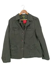 Vorschaubild 1 von Cecil Damen Leichte Jacke Grün Gr. 40/L Casual Baumwolle