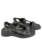 Vorschaubild 1 von Sandalen Damen Gr. 42 Braun Komfortabel Antistress Schlangenmuster