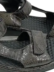 Vorschaubild 4 von Sandalen Damen Gr. 42 Braun Komfortabel Antistress Schlangenmuster