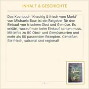 Vorschaubild 3 von Michaela Baur Knackig Frisch Kochbuch Gesund Kochen Obst Gemüse HC