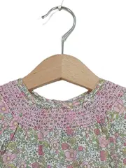 Vorschaubild 2 von Baby Mädchen Sommerkleid Blumenmuster Gr. 80 Rosa Grün