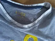 Vorschaubild 4 von Kinder T-Shirt 134/140 Maritim Gestreift Anker Pailletten Mehrfarbig