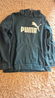 Vorschaubild 3 von Kapuzenpullover Herren M Petrol Sportlich Logo Hoodie Herbst Winter