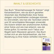 Vorschaubild 3 von Kosmos Streichelmassage für Katzen Hardcover Anleitung Wohlbefinden Tierpflege