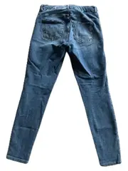 Vorschaubild 3 von 360° Damen Jeans Slim Fit Gr. 40 W31 Blau Stretch Denim