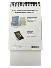Vorschaubild 1 von Spitzer & Helmle Demotivierender Tischkalender 2025 Büro Humor Notizblock A6