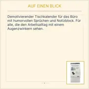 Vorschaubild 6 von Spitzer & Helmle Demotivierender Tischkalender 2025 Büro Humor Notizblock A6