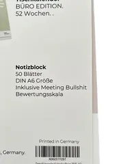 Vorschaubild 3 von Spitzer & Helmle Demotivierender Tischkalender 2025 Büro Humor Notizblock A6