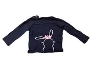 Vorschaubild 3 von Langarmshirt Baby Gr. 80 Blau Hase Motiv Baumwolle