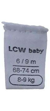 Vorschaubild 2 von LCW baby Strickset Mädchen Kinder Gr. 68/74 Weiß Baumwolle Charmant