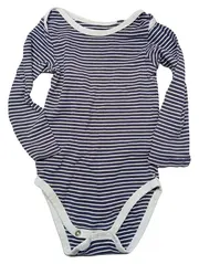 Vorschaubild 1 von TCM Baby Body Langarm Gr. 86 Gestreift Blau Baumwolle Kinder