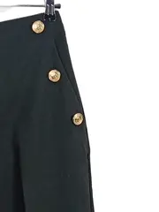 Vorschaubild 4 von Damen Anzughose Business L Schwarz mit Goldknöpfen Elegant