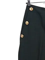 Vorschaubild 3 von Damen Anzughose Business L Schwarz mit Goldknöpfen Elegant